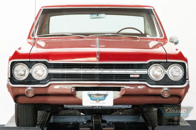 1965 oldsmobile 442 0 target red hardtop 400 v8 2 speed automatic
