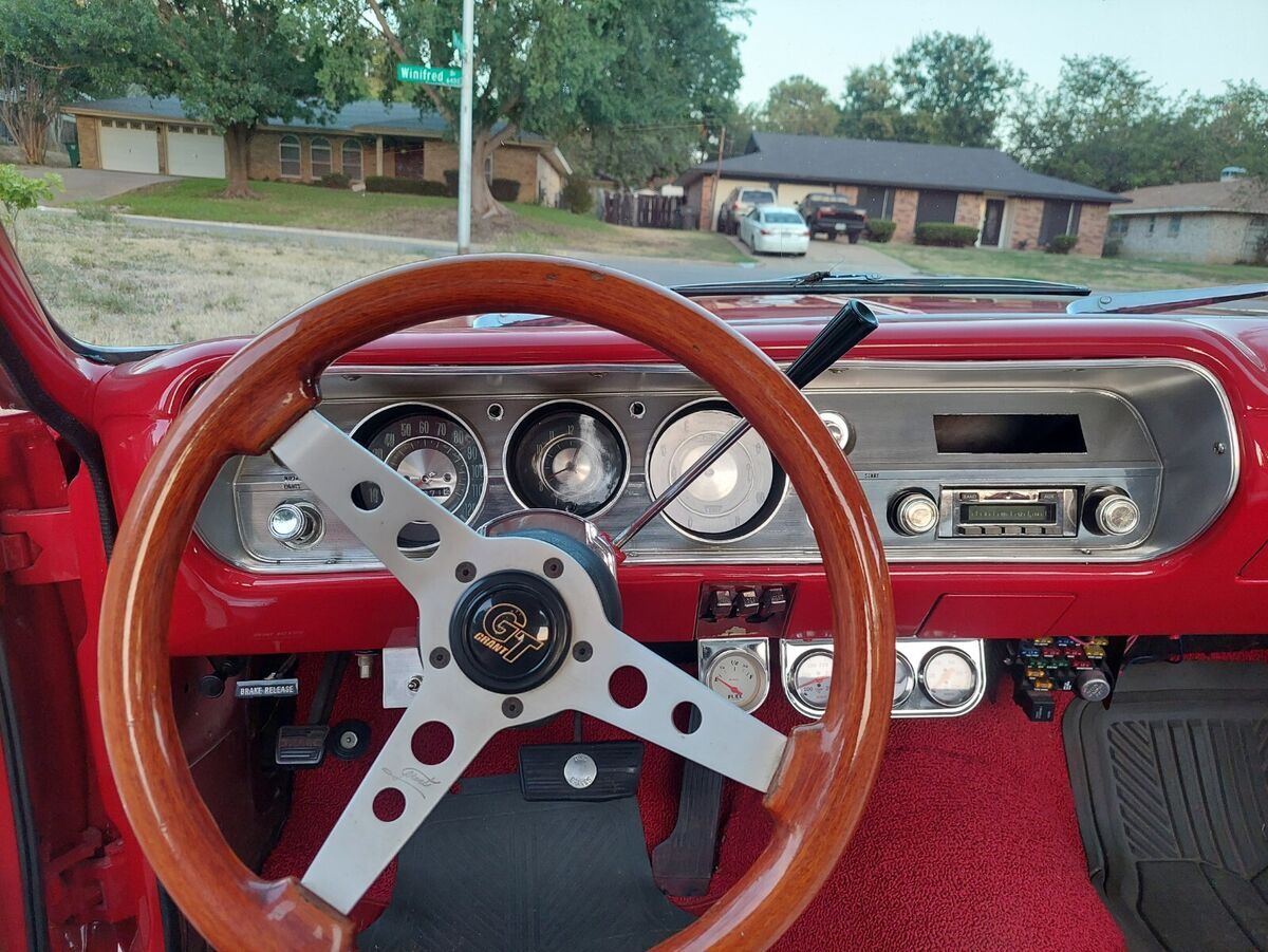 clean newly restored red el camino. mechanically sound brand new 350 sbc