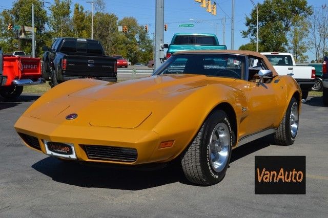 spotless corvette stingray convertible