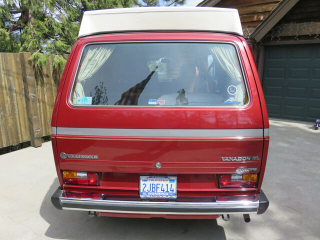 vw vanagon 1987 4x4 syncro camper poptop mint condition!