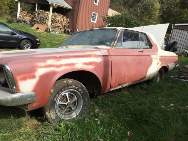 plymouth 2dr. sedan 1963 barn find project car hot rod