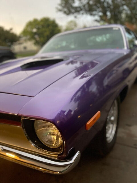 1974 plymouth barracuda 727 automatic rwd coupe 440ci v8 plum crazy purple