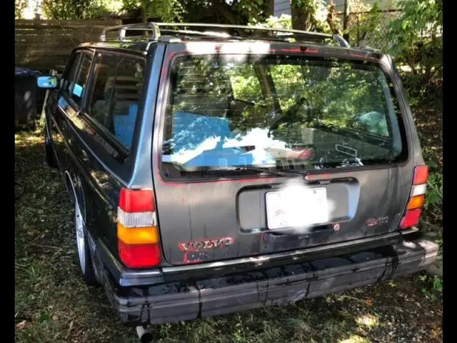 1988 volvo 240 wagon 5 door brick blue
