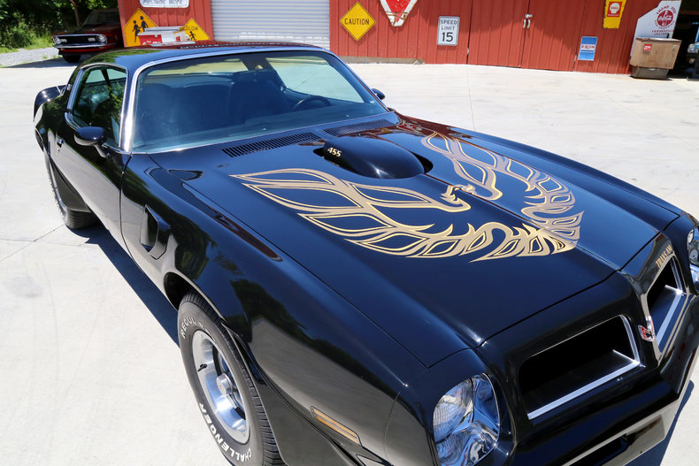 1976 pontiac trans am starlight black 455 v8 4 speed manual
