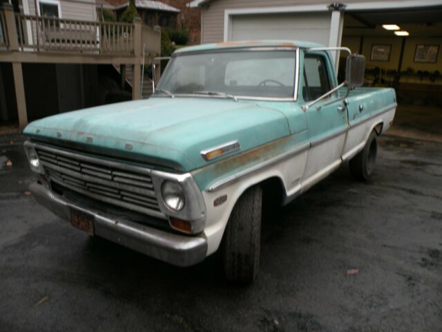 1968 ford f-250 - auto - v8 - factory a/c - excellent body - no rust