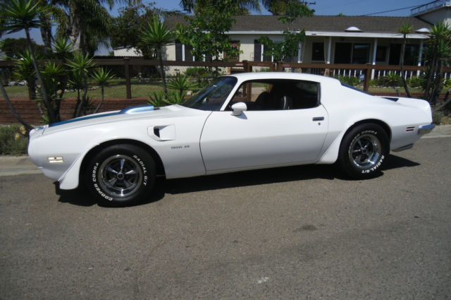 1972 pontiac trans am ho 455 ;4 speed frame off