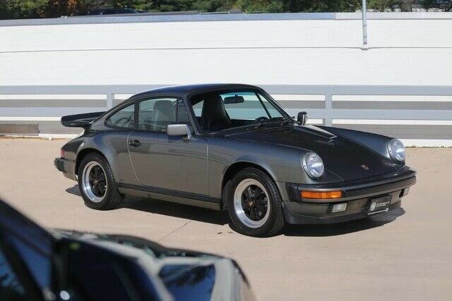 1987 porsche 911 carrera coupe 52555 miles granite green metallic coupe 3.2l fla