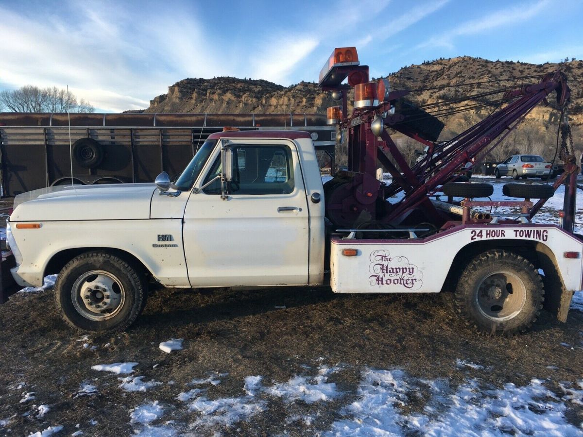 1974 ford f350 pickup white rwd manual custom