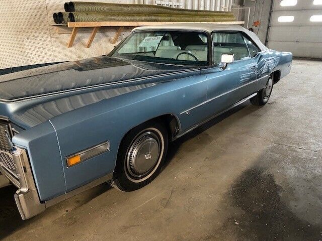 1976 cadillac eldorado automatic fwd convertible 500 ci 17,550 mi, body is great