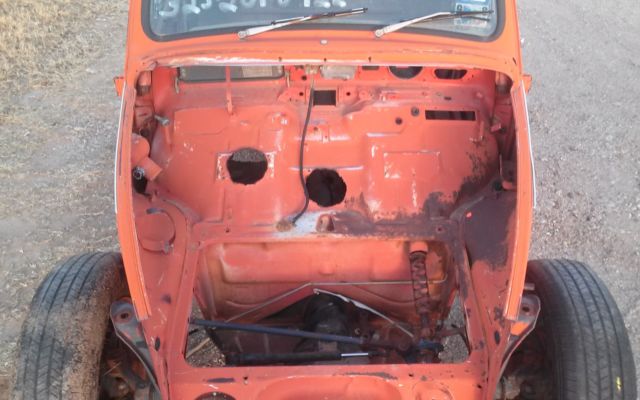 nr 1972 vw std baja beetle bug project or parts volkswagen clear texas title