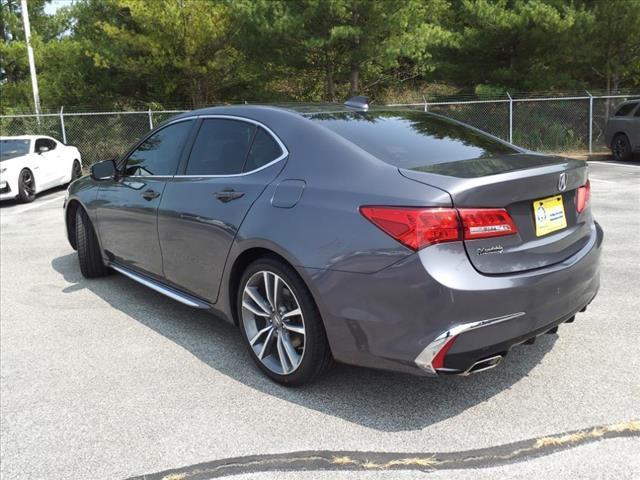 2019 acura tlx technology