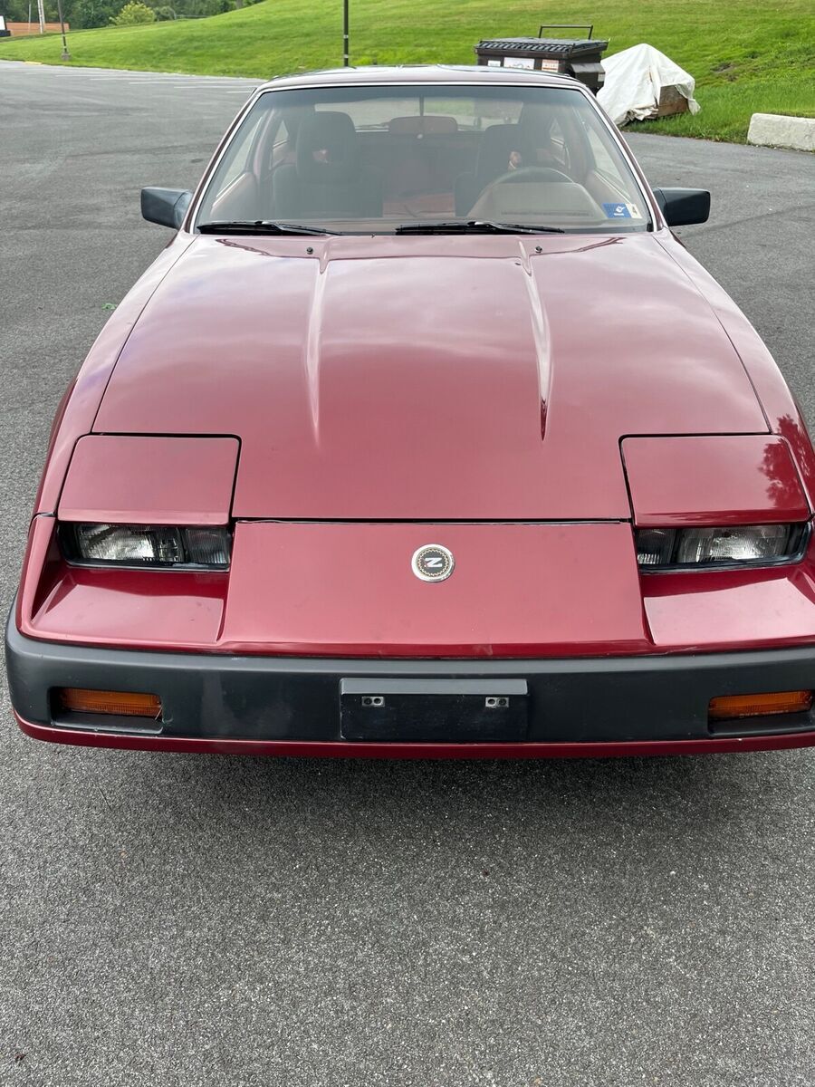 1985 nissan 300zx coupe red rwd automatic