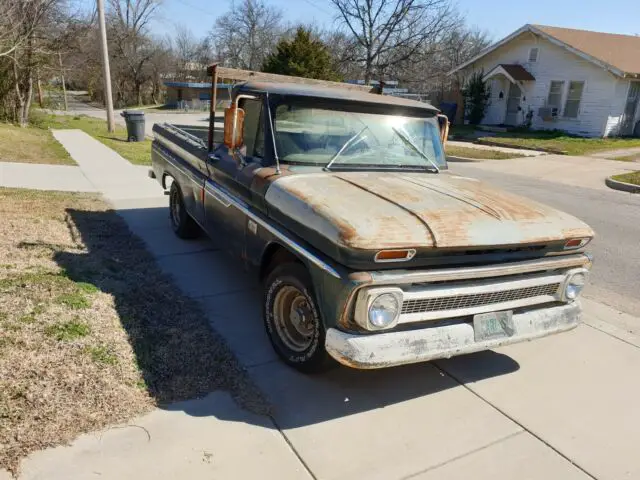 chevy 66 truck v8 chevrolet pick up fleet side