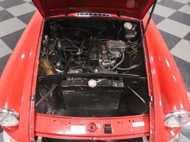 1974 mg mgb 82263 miles red convertible 1.8 liter i4 4 speed manual