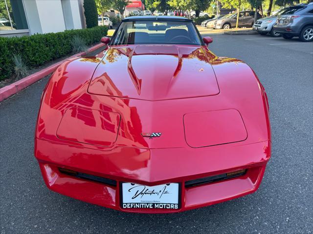 1982 chevrolet corvette base