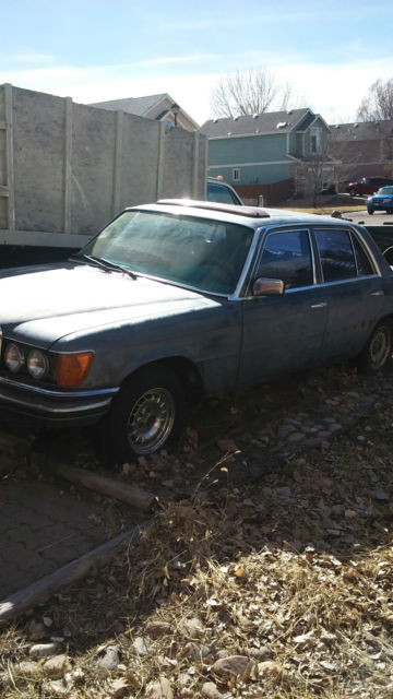1979 mercedes 6.9 fully equipped fixer-upper parts rare car