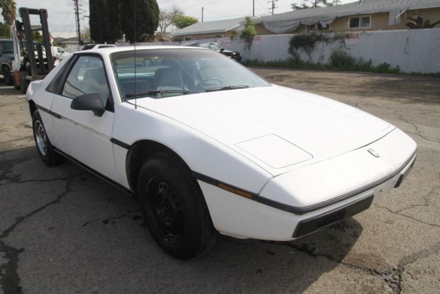 1986 pontiac fiero automatic 4 cylinder no reserve
