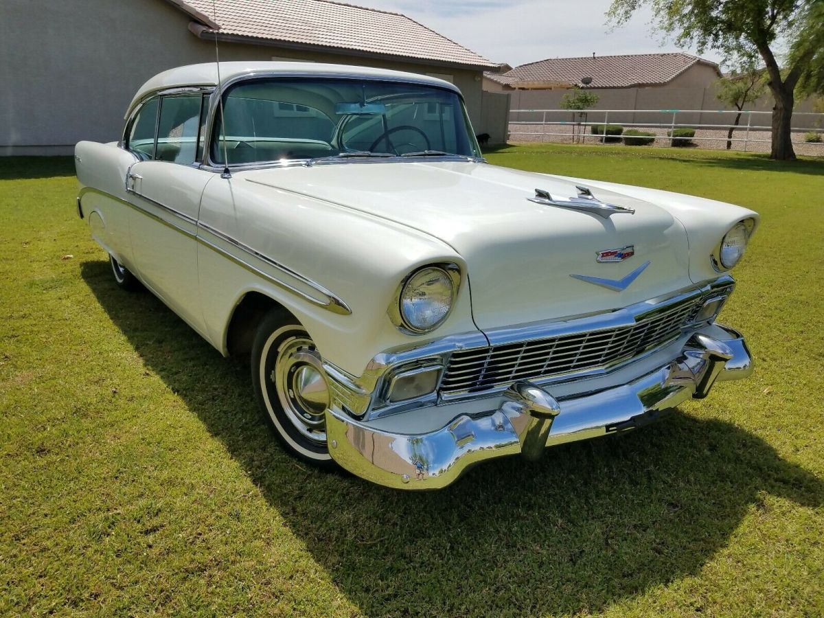 1956 belair factory a/c no reserve