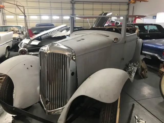 1931 chrysler cm cabriolet ,beautiful ,partially restored project , much new