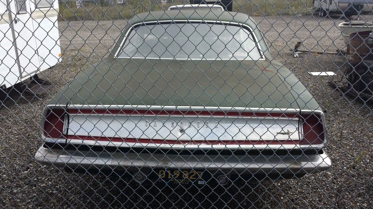 1969 plymouth barracuda coupe 2 door green project - not running