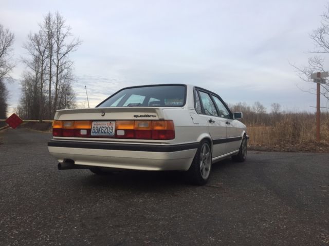 1986 audi 4000 quattro commemorative edition 20v turbo