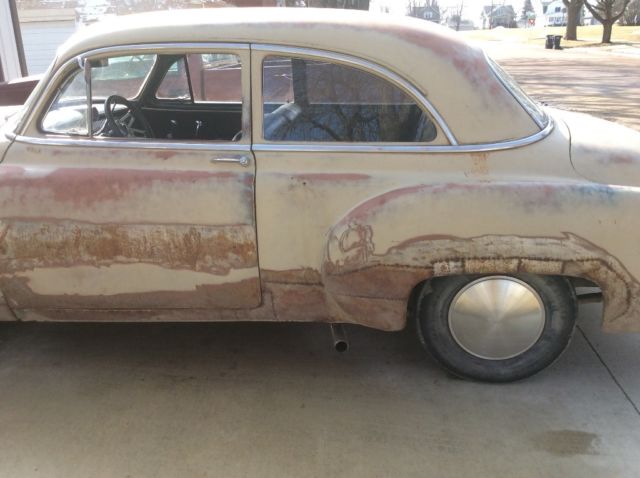 1951 chevrolet deluxe 2 door rat rod hot rod