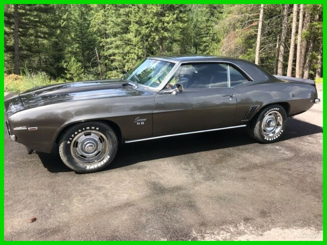 1969 chevrolet camaro ss coupe 427 turbo jet w/ 2k mi 4-spd manual restored 100%