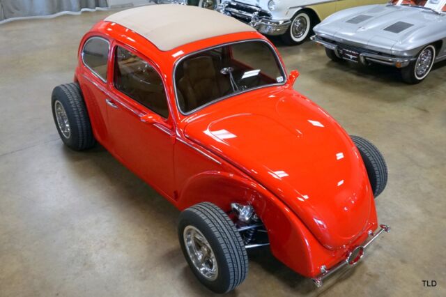 1967 volkswagen beelte v-rod, red with 3398 miles available now!