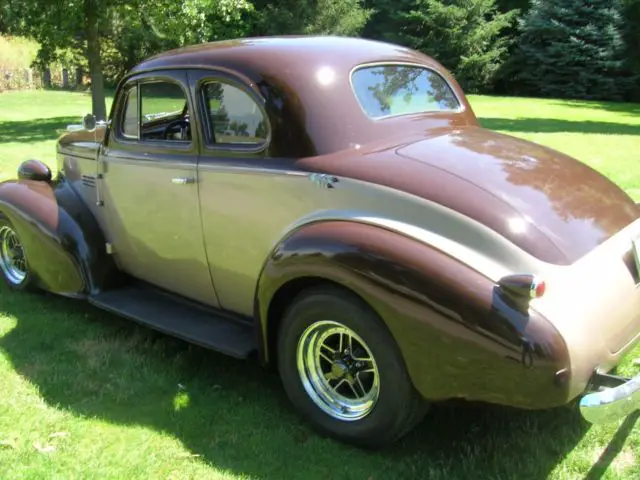 rare 1939 pontiac (not chevrolet) coupe model 25 street rod