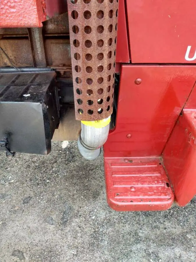 1990 ford dump truck ln8000 34k lb gvw red