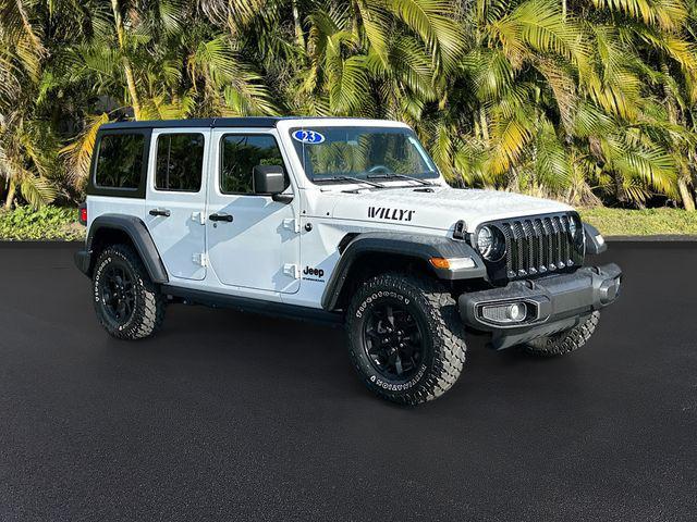 2023 jeep wrangler 4-door willys 4x4