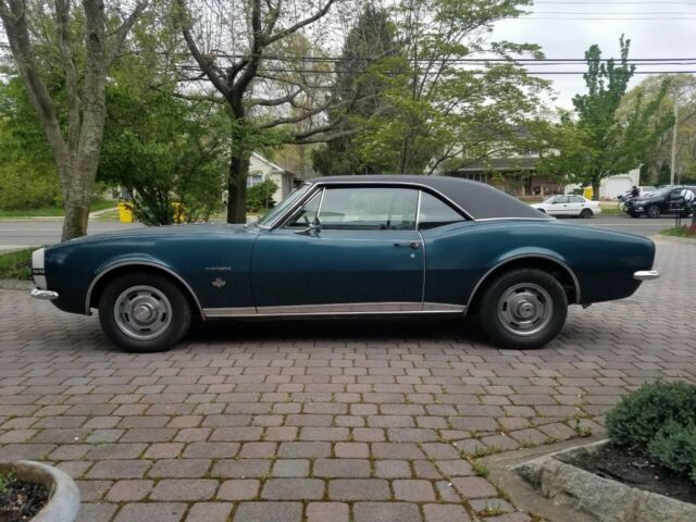 1967 chevrolet camaro rs ss original matching numbers protecto-plate
