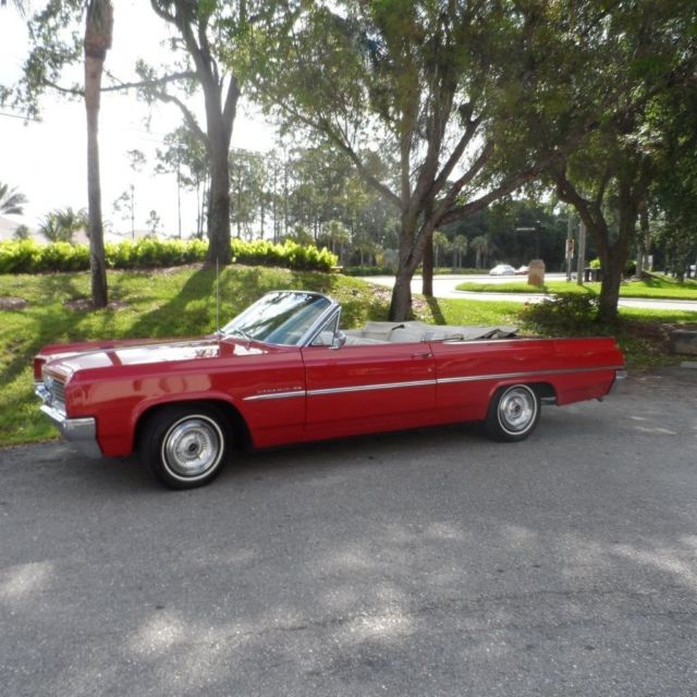 1963 oldsmobile dynamic 88 convertible red convertible auto