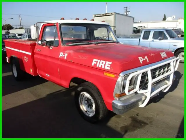 1978 ford f-350 8-cylinder automatic gas no reserve