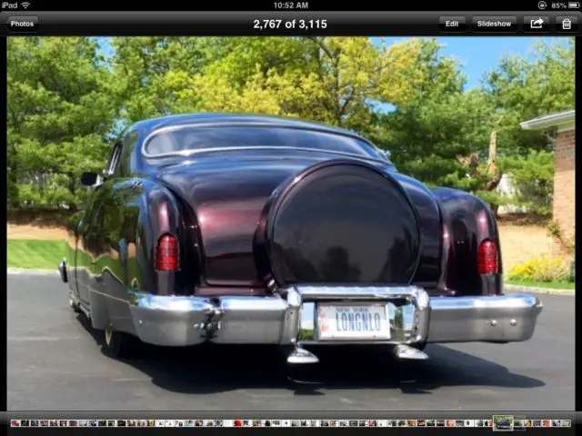 1951 lincoln custom show car built by cecil proffit 4 door deep cherry black