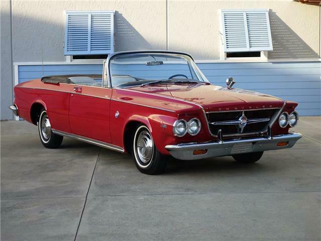 1963 chrysler 300 convertible - beautiful restoration - loaded with options