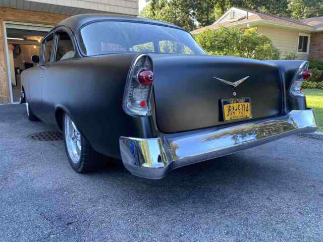 1956 chevrolet bel air/150/210 black rwd automatic