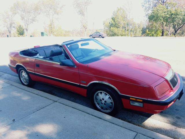 1988 chrysler lebaron convertible one owner