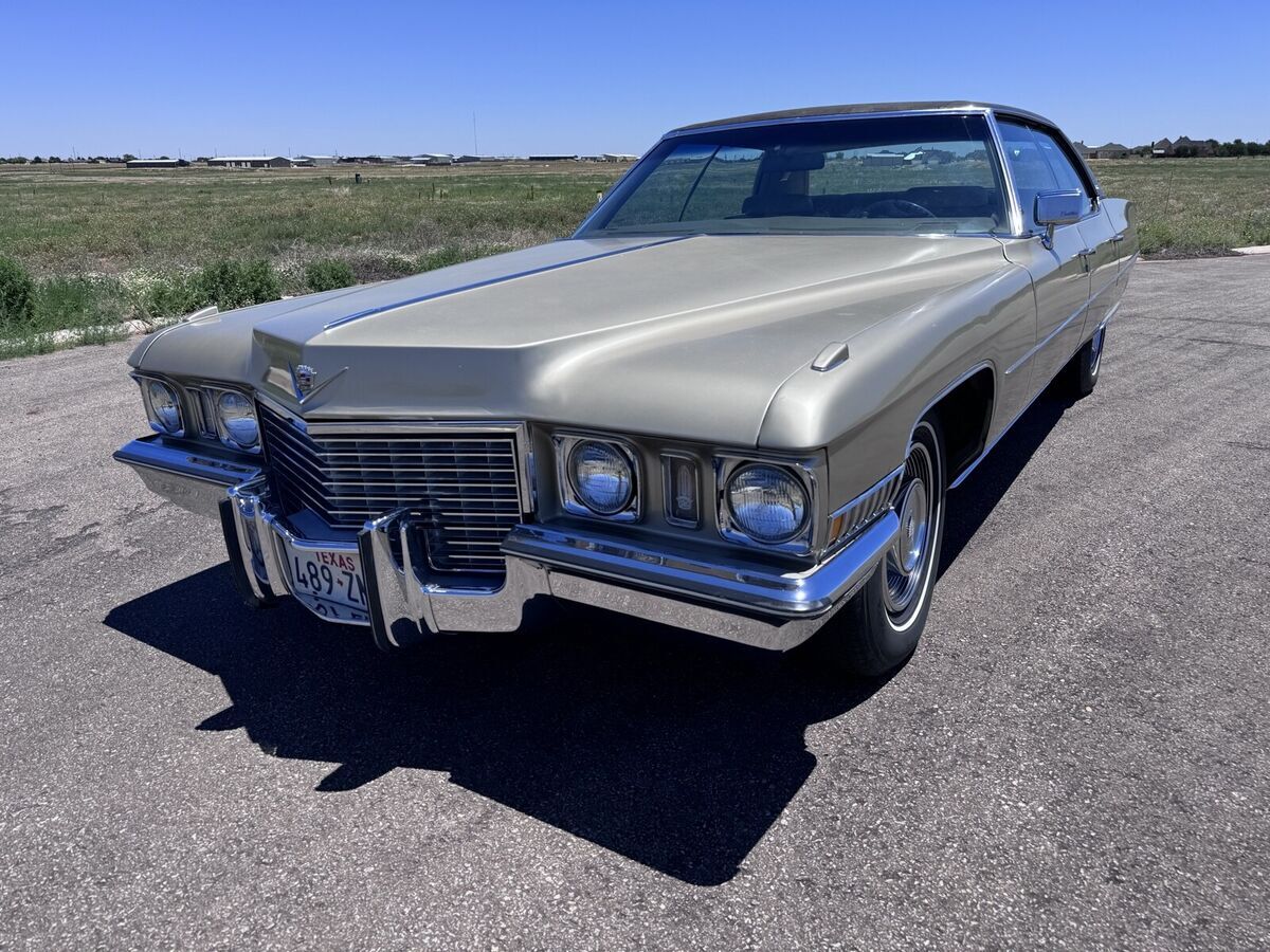 1972 cadillac deville sedan sedan brown