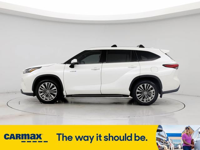 2021 toyota highlander hybrid platinum