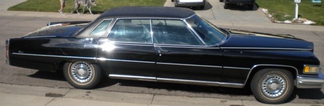 classic 1975 cadillac sedan deville