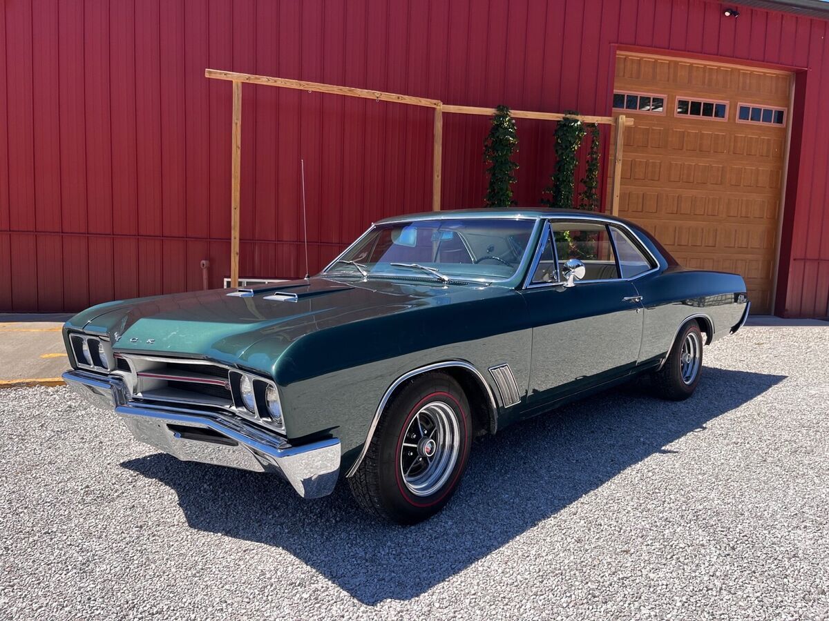 1967 buick gs 400 coupe green rwd automatic gs