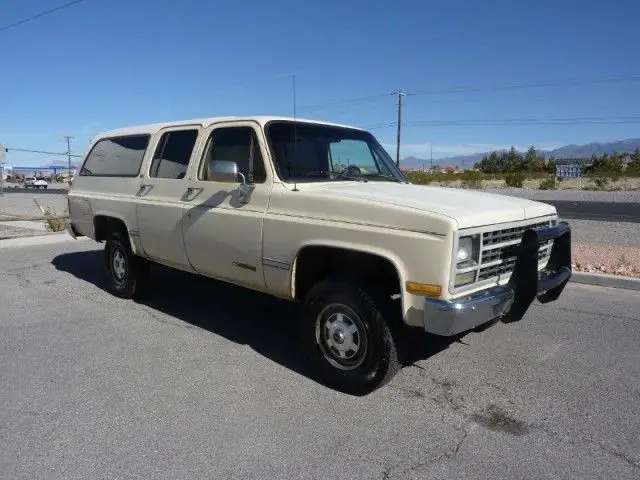1989 chevrolet v20 suburban panel doors 4x4 all original rust free