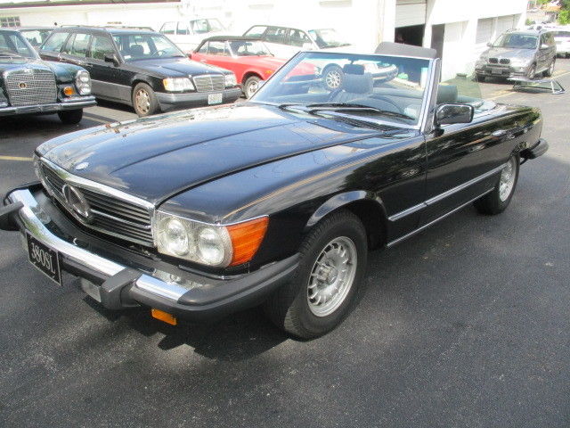 1984 mb 380sl.***only 71386 miles***blk beauty***