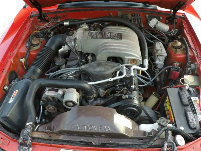 86 mustang lx coupe 2r red 5.0 auto rust free 1 of 788 marti report