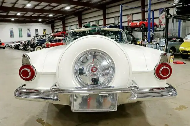 1956 ford thunderbird 49508 miles white convertible 312ci v8 automatic