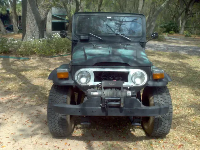 1975 toyota fj40 land cruiser 4.2l warn winch