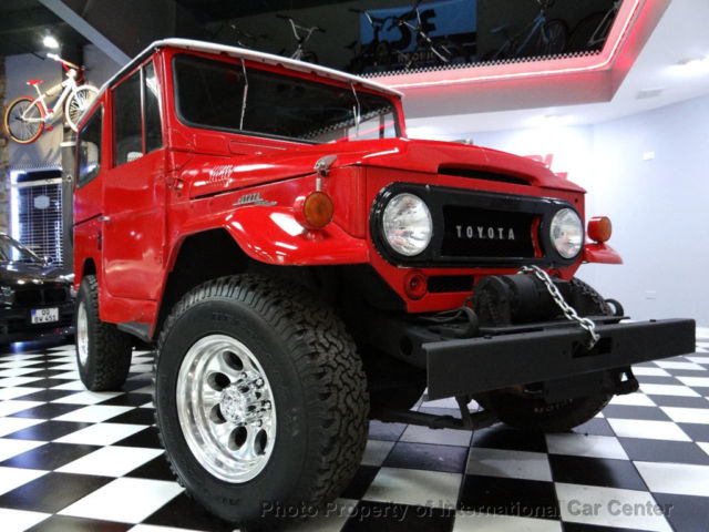 toyota fj40 land cruiser 4x4 hardtop wagon jump seats solid california truck! lo