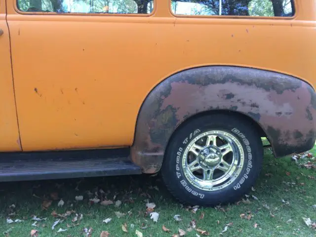 1952 gmc suburban, dependable and rust free driver with great patina, like panel