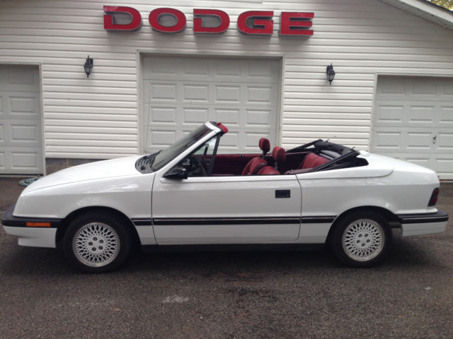 1991 dodge shadow convertible